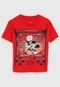 Camiseta Cativa Infantil Mickey Vermelha - Marca Cativa