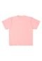 Camiseta Manga Curta Básica Infantil Gloss Rosa - Marca Gloss