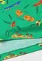 Camiseta Infantil Manga Curta Fabula Full Print Verde - Marca Fabula