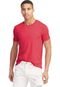 Camiseta Polo Ralph Lauren Custom Slim Fit Vermelha - Marca Polo Ralph Lauren