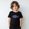 Blusa Camiseta Preta Infantil Juvenil peça Estampada Jesus Fish Camisa Over - Marca Alikids