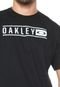 Camiseta Oakley Scout Lettering Preta - Marca Oakley