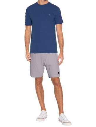 Camiseta Reserva Masculina Regular Pima Cotton Azul Royal