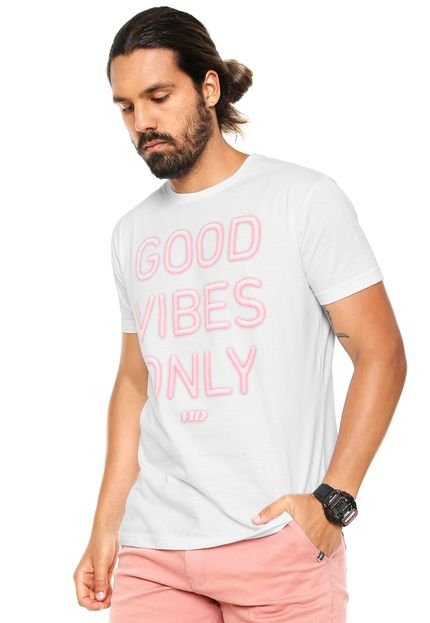 Camiseta HD Good Vibes Branca - Marca HD