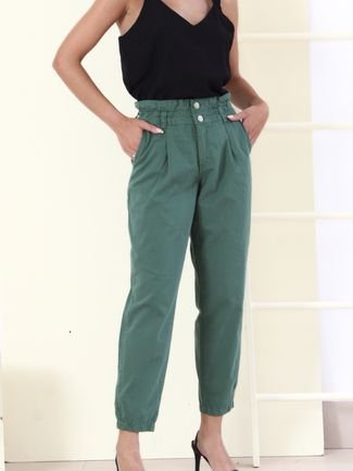 Calça CLochard Sisal Jeans Sarja Verde