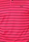 Camisa Polo TNG Print Rosa - Marca TNG