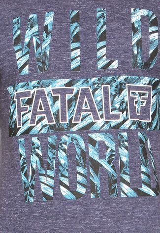 Camiseta Fatal Surf Reta Azul
