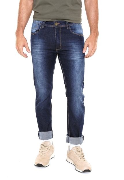 Calça Jeans Terminal Jeans Skinny Stoned Azul - Marca Terminal Jeans