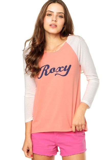 Camiseta Roxy Ml Soul Rosa - Marca Roxy