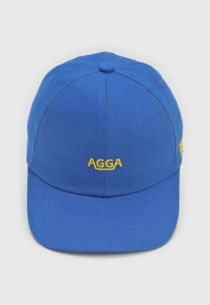 Boné Aberto Agga Joint Aba Curva Azul - Marca Agga