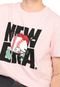 Camiseta New Era Arte Late Branded Rosa - Marca New Era