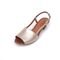 Sandália de Salto em Couro Amo Calçados Mimi Dourada - Marca Amo Calçados