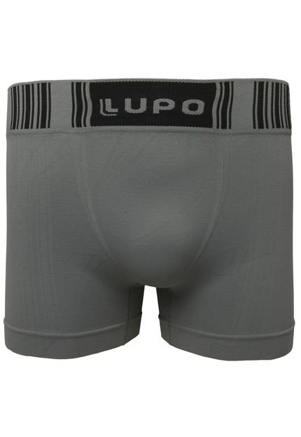 Cueca Lupo Boxer Sem Costura Cinza - Marca Lupo