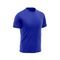 Kit Short   Camiseta Dry Treino Fitness Academia Bermuda Camisa Praia Esporte Azul/Cinza - Marca Life