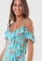 Vestido FiveBlu Curto Floral Azul - Marca FiveBlu