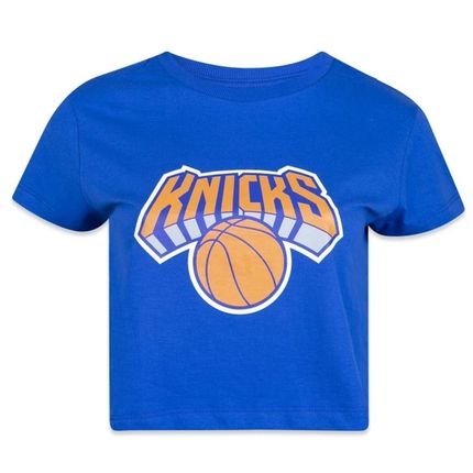 Camiseta New Era Feminina Cropped New York Knicks - Marca New Era