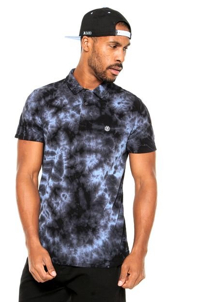 Camisa Polo Element Skate Or Die Azul - Marca Element