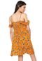 Vestido Ciganinha Fiya Lady Curto Floral Amarelo - Marca Fiya Lady