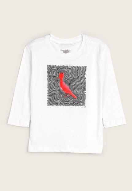 Camiseta Infantil Reserva Mini Pica-Pau Branca - Marca Reserva Mini