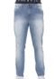 Calça Jeans Triton Skinny Destroyed Azul - Marca Triton