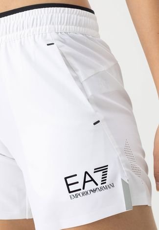 Ea7 white on sale shorts