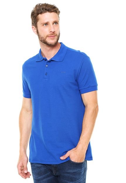 Camisa Polo Colcci Comfort Azul - Marca Colcci