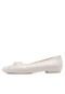 Sapatilha Melissa  Vivienne Westwood Anglomania    Margot Ballerina Off-White - Marca Melissa