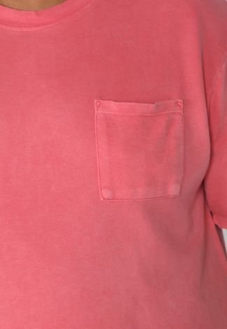 Camiseta Hering Bolso Rosa