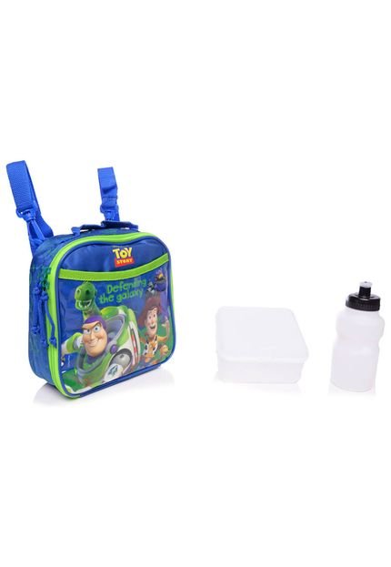 Lancheira Infantil Dermiwil Soft Galaxy Azul e Verde Toy Story - Marca Dermiwil