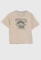 Camiseta Cotton On Dinossauro Bege - Marca Cotton On