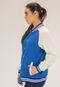 Jaqueta College Americana Feminina Dulk Azul com Botão - Marca Dulk