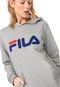 Moletom Fechado Fila Letter Cinza - Marca Fila