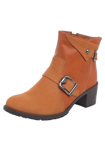 Bota Dakota Biker 2 Fivelas Caramelo - Marca Dakota