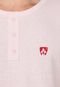 Camiseta Mr Kitsch Botões Rosa - Marca MR. KITSCH