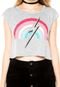 Camiseta Lightning Bolt Rainbow Cinza - Marca Lightning Bolt