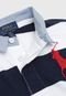 Camisa Polo Ralph Lauren Infantil Listrada Branco/Azul-Marinho - Marca Polo Ralph Lauren