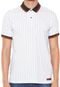 Camisa Polo Colcci Reta Estampada Branca - Marca Colcci