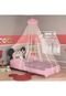 Mini-Cama C/Dorsel de Teto Pura Magia Disney Minnie Rosa - Marca Pura Magia