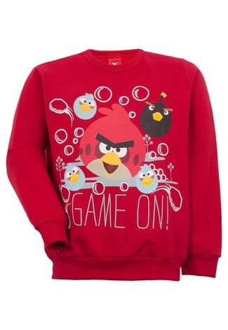Blusão  Malwee Angry Birds Vermelha