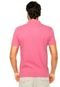 Camisa Polo Aramis Manga Curta Reta Rosa - Marca Aramis
