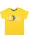 Camiseta U.S. Polo Menino Frontal Amarela - Marca U.S. Polo