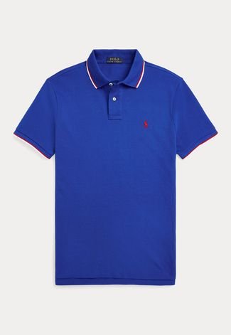Camisa Polo Polo Ralph Lauren Logo Azul