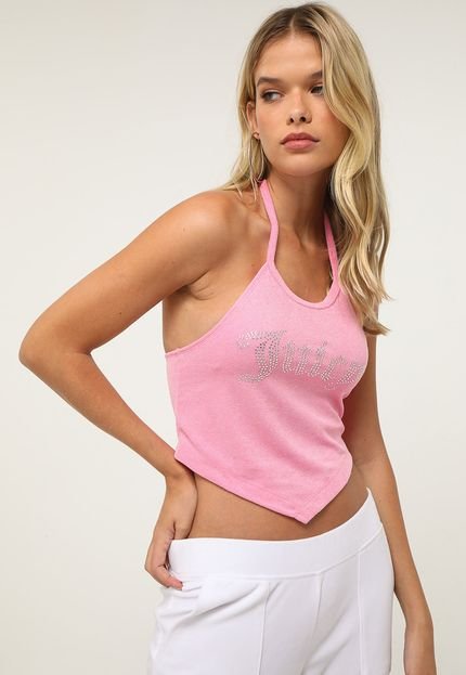 Top Cropped Forever 21 Frente Única Juicy Rosa - Marca Forever 21