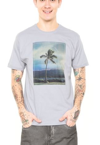 Camiseta Reef Carve Cinza