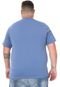 Camiseta Rovitex Plus Paint Splatter Azul/Preta - Marca Rovitex Plus