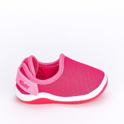 Tênis Infantil Bebê Calce Fácil Kidy Colors Comfort Pink - Marca Kidy