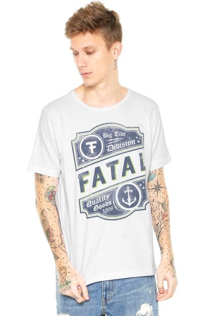 Camiseta Fatal Surf Estampa Branca - Marca Fatal Surf