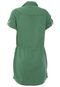 Vestido Sarja Element Curto Chemise Deserve Verde - Marca Element
