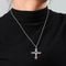 Corrente Colar Crucifixo Pingente Cruz Pedra Religioso Jóia - Marca Anjo da mamãe
