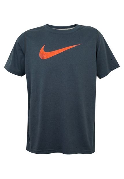 Camiseta Nike Sportswear Leg Gfx Fill 2 Tee Yth Dk Magnet Cinza - Marca Nike Sportswear